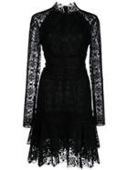 Jonathan Simkhai Floral Embroidered Dress - Black