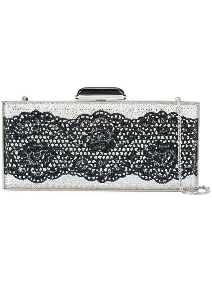 Judith Leiber Couture Coffered Bag - Black