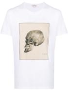 Alexander Mcqueen Skull Study T-shirt - White