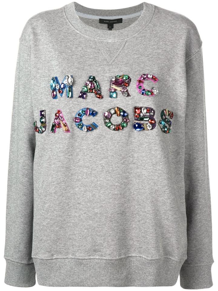 Marc Jacobs Logo Appliqué Sweatshirt - Grey