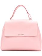 Orciani Foldover Tote Bag - Pink & Purple