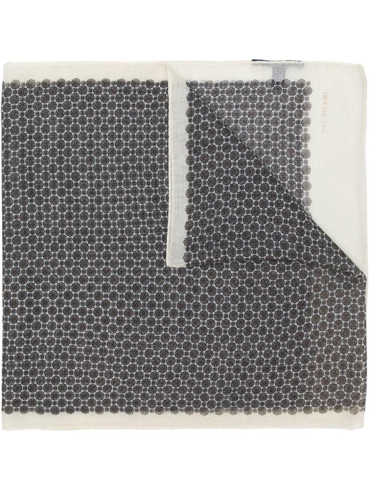 Pal Zileri Floral Print Scarf - Neutrals