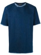 Paura - Denim 'carmine' T-shirt - Men - Cotton - M, Blue, Cotton