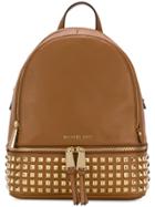 Michael Kors Collection Rhea Studded Backpack - Brown