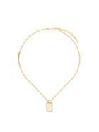 Marc Jacobs Double J Pendant Necklace - Metallic