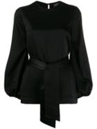 Gianluca Capannolo Belted Blouse - Black