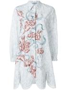Prada Oversized Floral-print Shirt - Multicolour