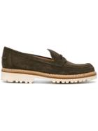 Unützer Ridged Sole Loafers - Green