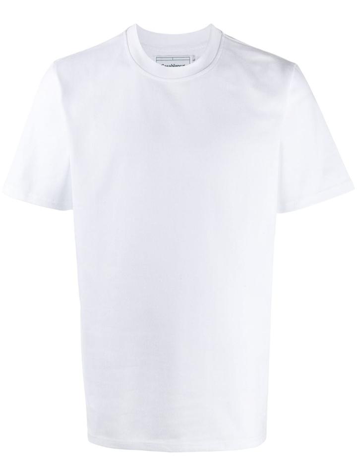 Casablanca Short Sleeve Midnight Print T-shirt - White