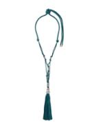 Lanvin Single Tassel Detail Necklace, Women's, Green