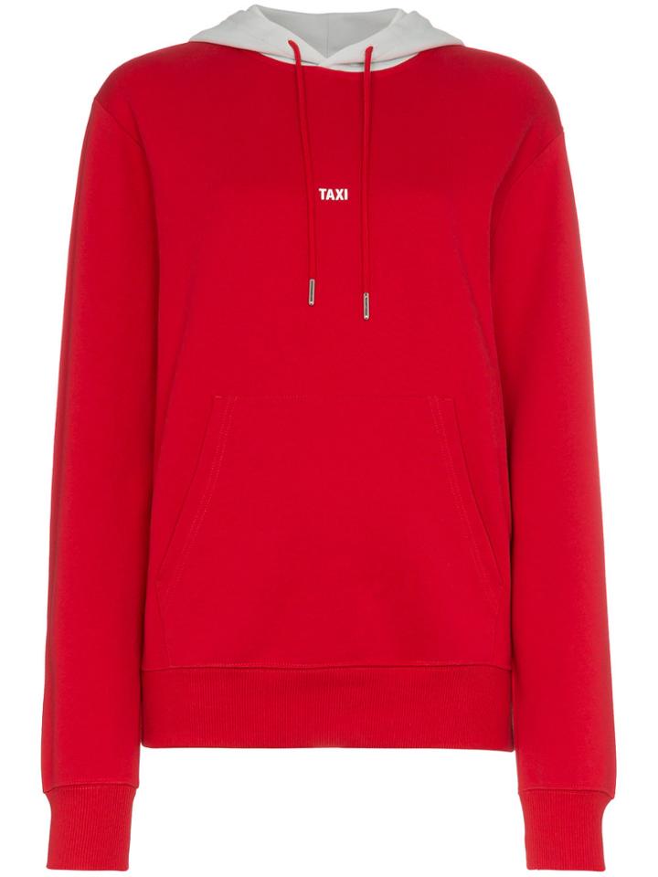 Helmut Lang Hlang Ls Hdy Os Ft Logo - Red