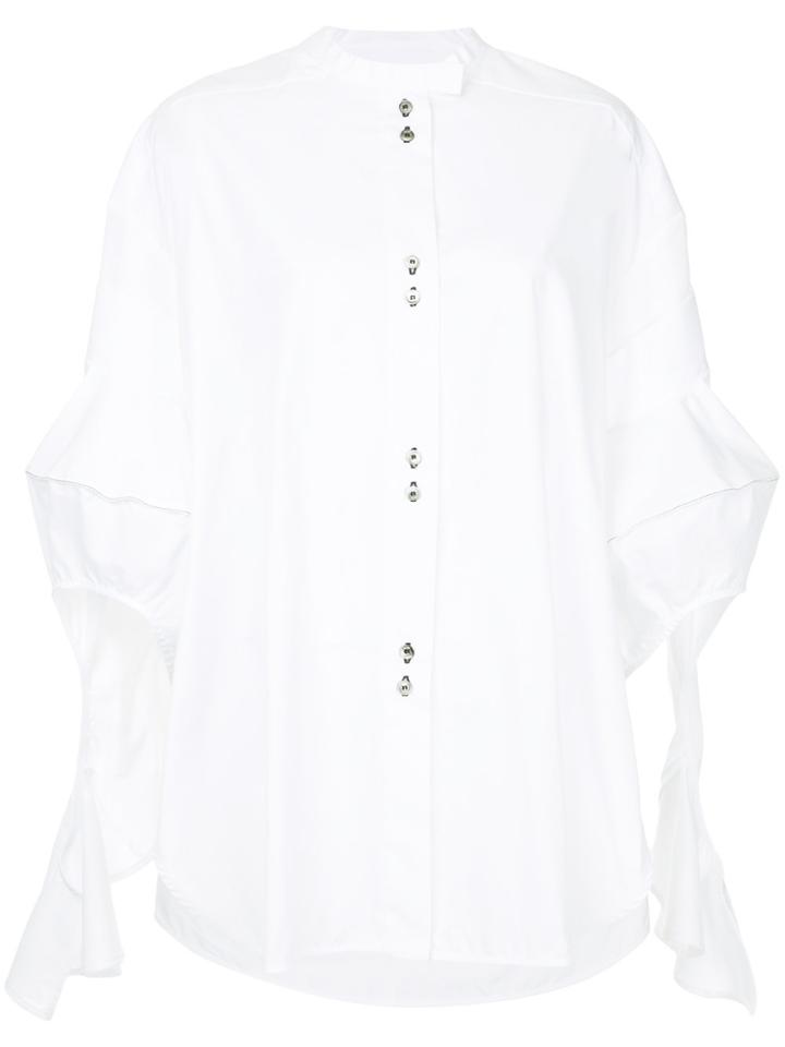 Ellery Goldman Draped Shirt - White