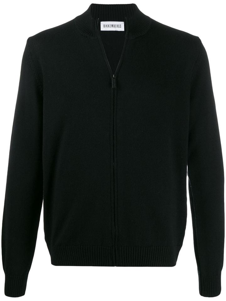 Dirk Bikkembergs Logo Knitted Cardigan - Black