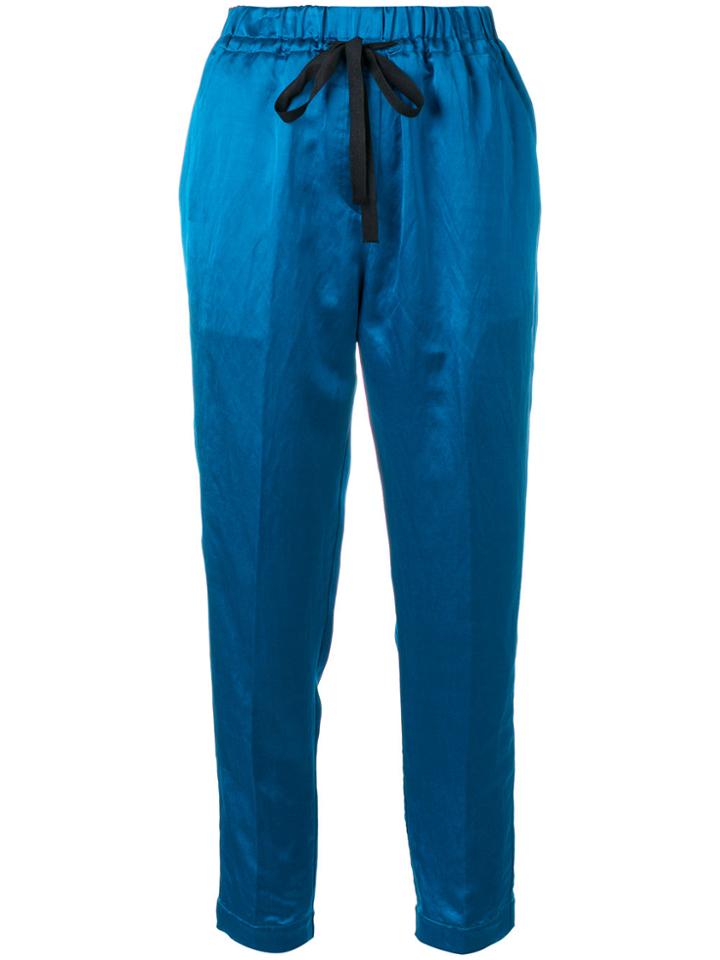 Forte Forte Drawstring Trousers - Blue