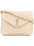 Saint Laurent - Monogram Envelope Bag - Women - Calf Leather - One Size, Nude/neutrals, Calf Leather