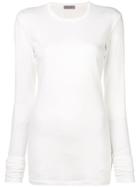 Bottega Veneta Longsleeved T-shirt - White