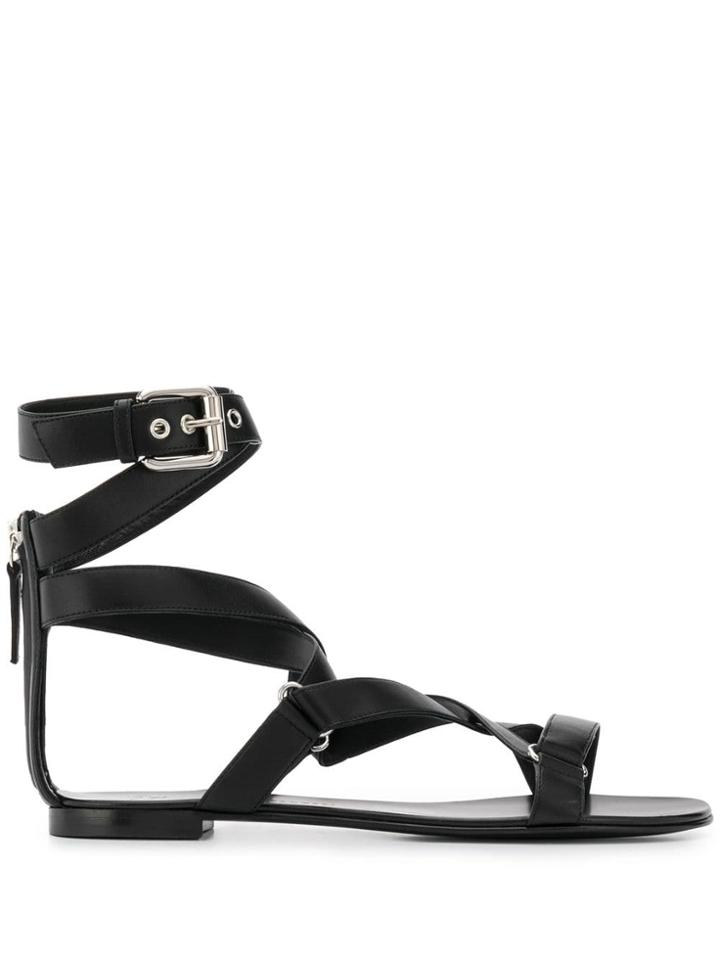 Giuseppe Zanotti Lyda Flat Sandals - Black