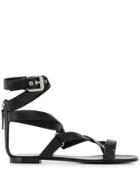 Giuseppe Zanotti Lyda Flat Sandals - Black