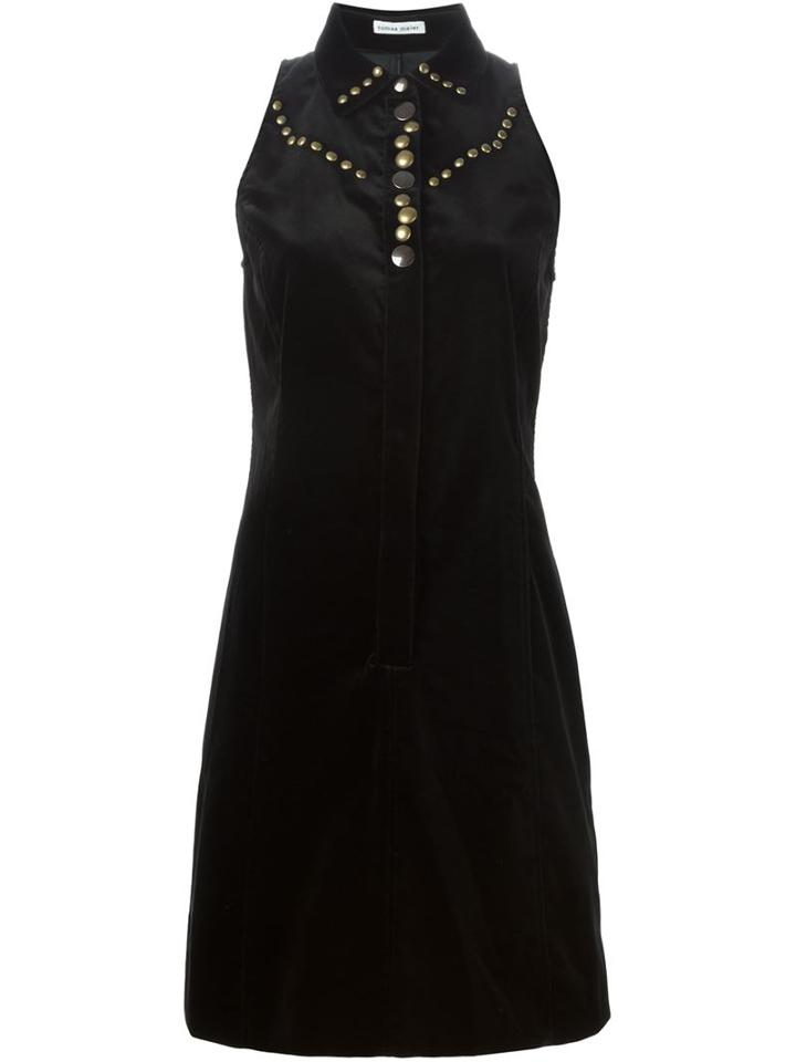 Tomas Maier Studded Shirt Dress