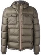 Moncler 'morane' Padded Jacket, Men's, Size: 2, Grey, Polyamide/feather Down