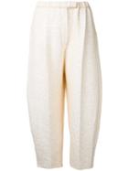 Boboutic - Cropped Trousers - Women - Cotton/polyamide/polyurethane - S, Women's, Nude/neutrals, Cotton/polyamide/polyurethane