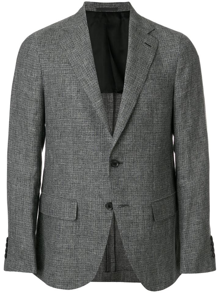 Caruso Button Up Classic Jacket - Multicolour
