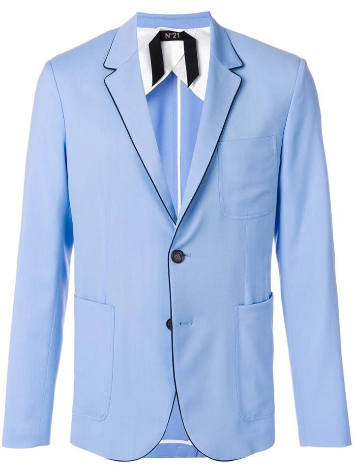 No21 Single Breasted Blazer - Blue