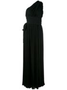 Dsquared2 Pleated Dress, Women's, Size: 40, Black, Silk