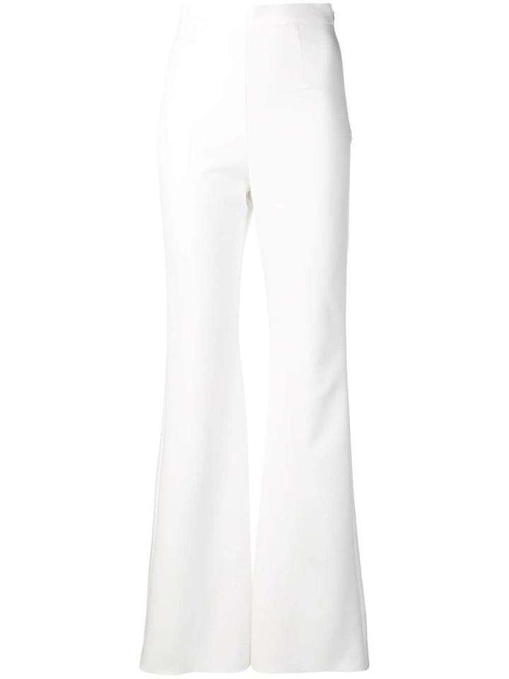 Loulou High-rise Flared Trousers - White