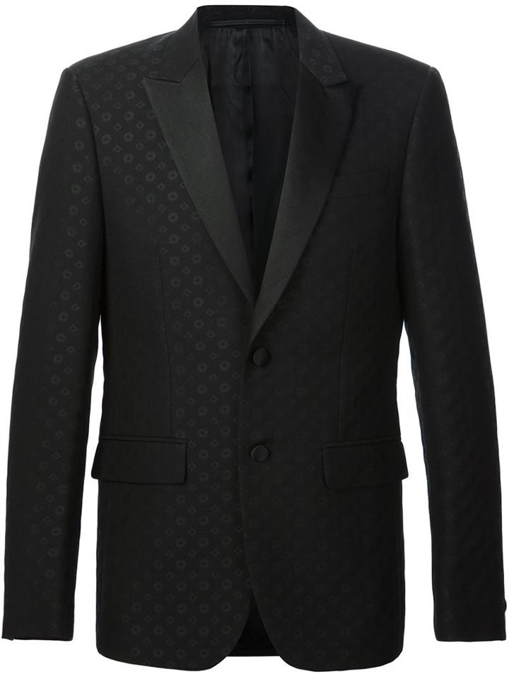 Givenchy Embroidered Two-piece Suit, Men's, Size: 46, Black, Viscose/wool