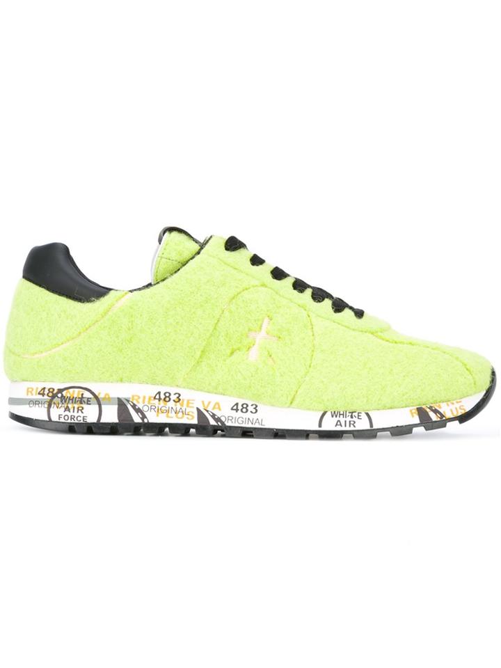 Premiata 'lucy' Sneakers - Yellow & Orange