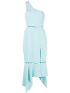 Jonathan Simkhai Asymmetric Off-shoulder Dress - Blue