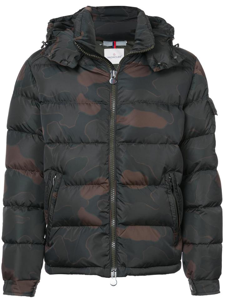 Moncler Camouflage Padded Jacket - Green