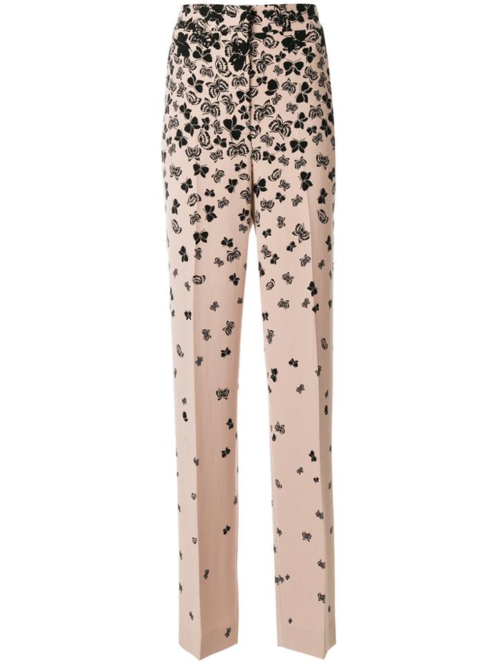Bottega Veneta Eyewear Butterfly Print Trousers - Nude & Neutrals