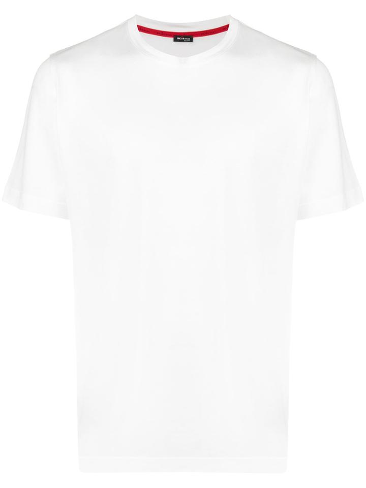 Kiton Crew Neck T-shirt - White