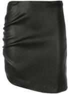 Iro Apava Asymmetric Leather Skirt - Black