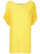 Fisico Ruffled Sleeve Blouse - Yellow