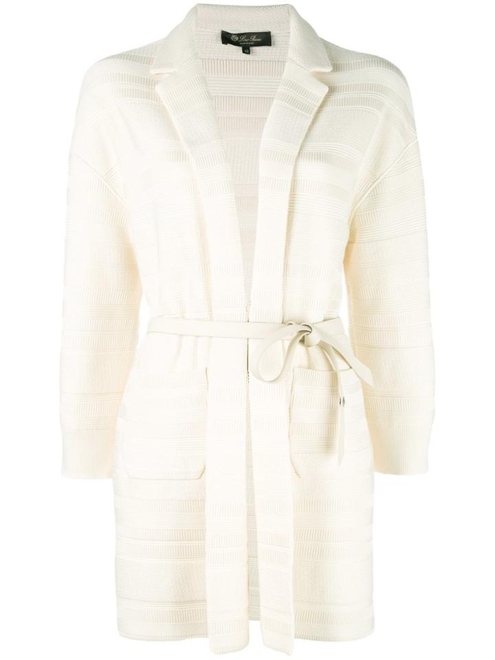 Loro Piana Belted Cardi-coat - Nude & Neutrals