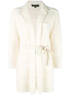 Loro Piana Belted Cardi-coat - Nude & Neutrals