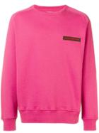 Department 5 Logo Embroidered Sweatshirt - Pink & Purple