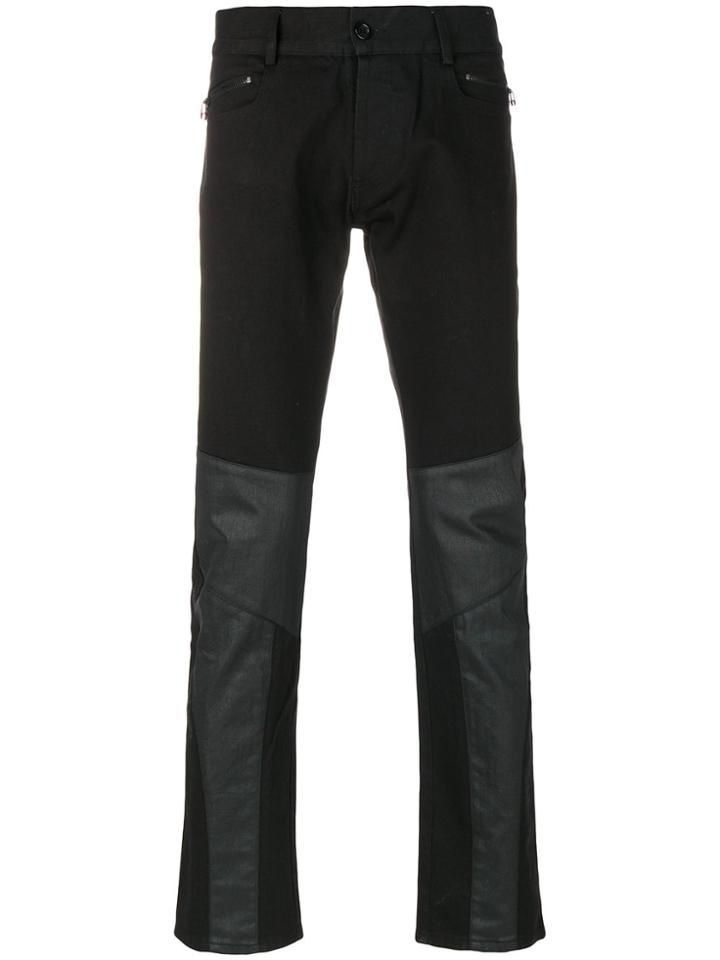 Unconditional Panelled Trousers - Black