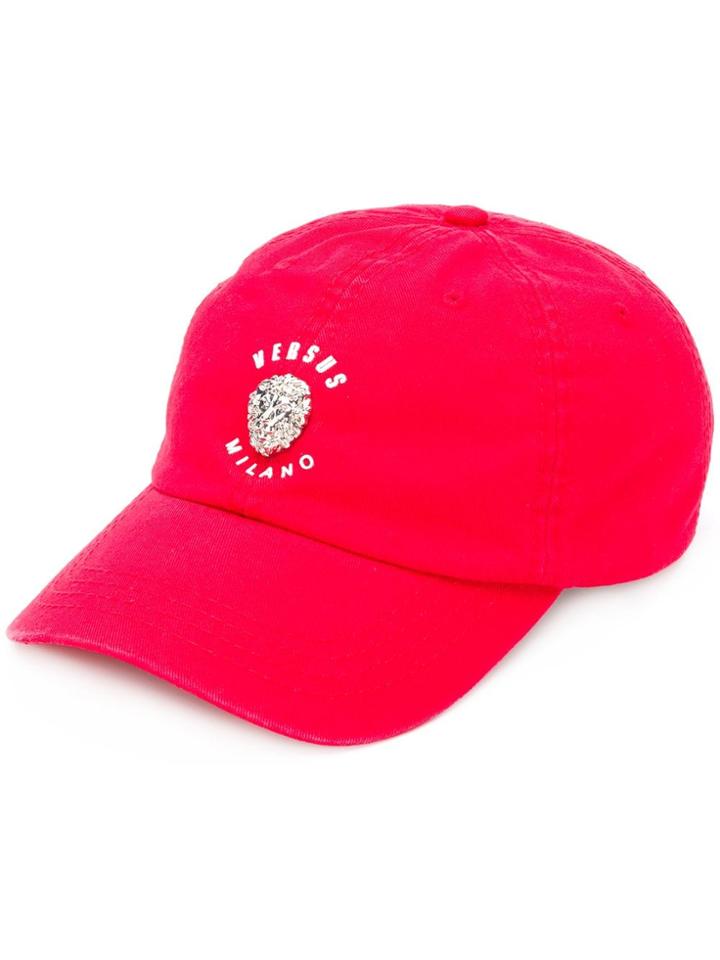 Versus Medusa Plaque Cap - Red