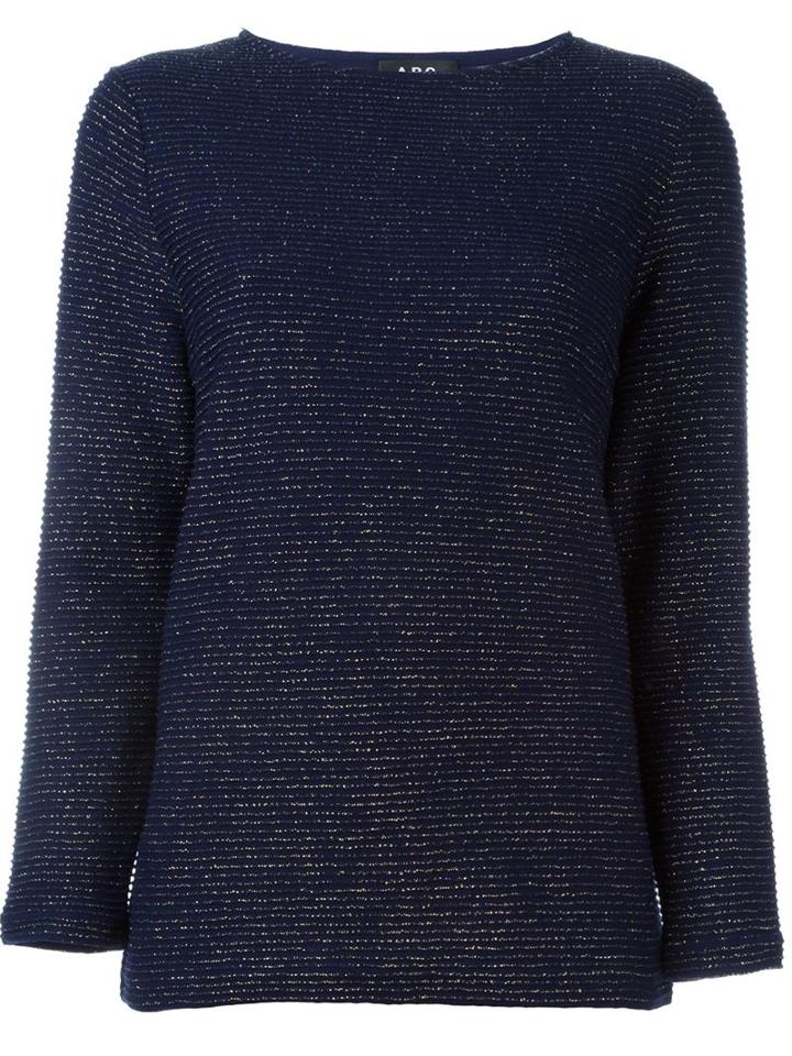 A.p.c. Metallic Effect Sweatshirt