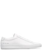 Common Projects White Achilles Leather Low-top Sneakers