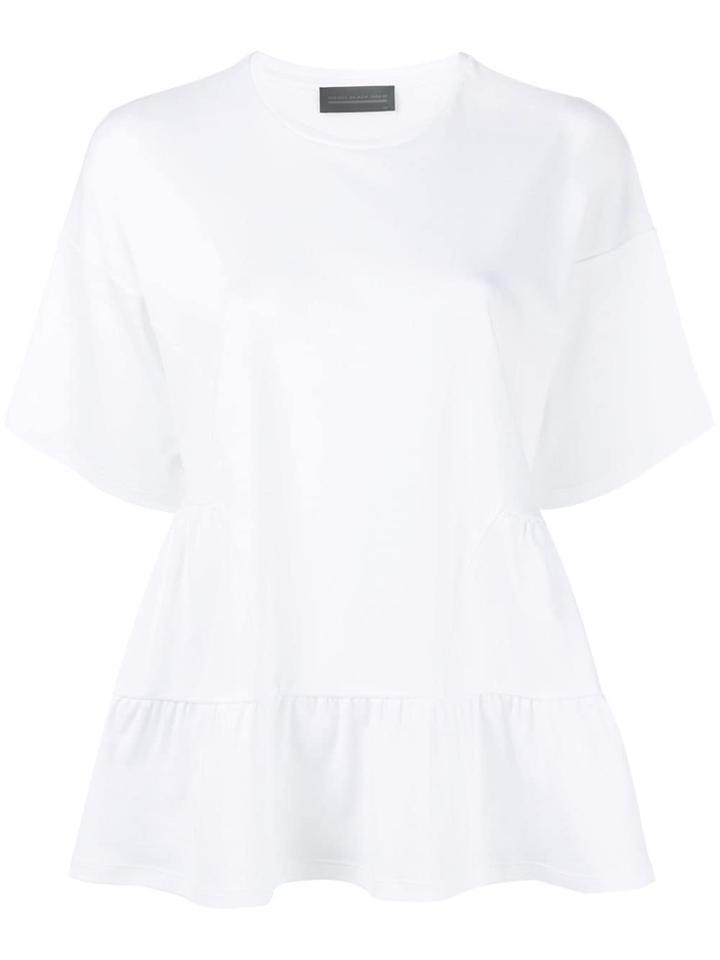 Diesel Black Gold Peplum Jersey T-shirt - White