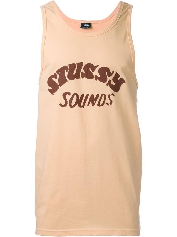 Stussy Logo Print Tank