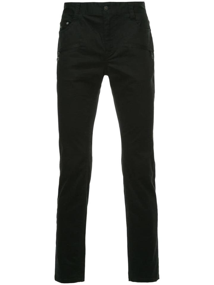 Loveless Skinny Fit Trousers - Black