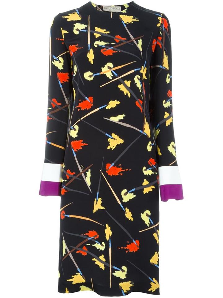 Emilio Pucci Twist Back Shift Dress