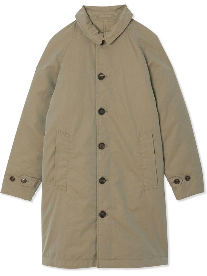 Burberry Kids Teen Reversible Tropical Gabardine Car Coat - Green