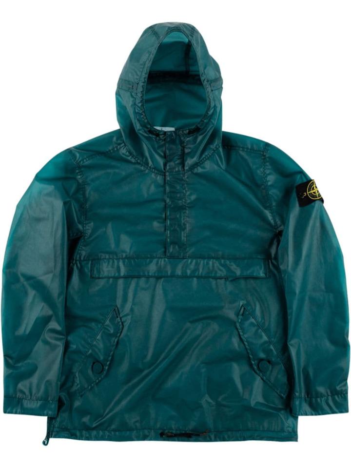 Stadium Goods Supreme X Stone Island Hooded Jacket - Blue